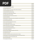 MMPI-2 Test Sample Questions PDF | PDF | Thought