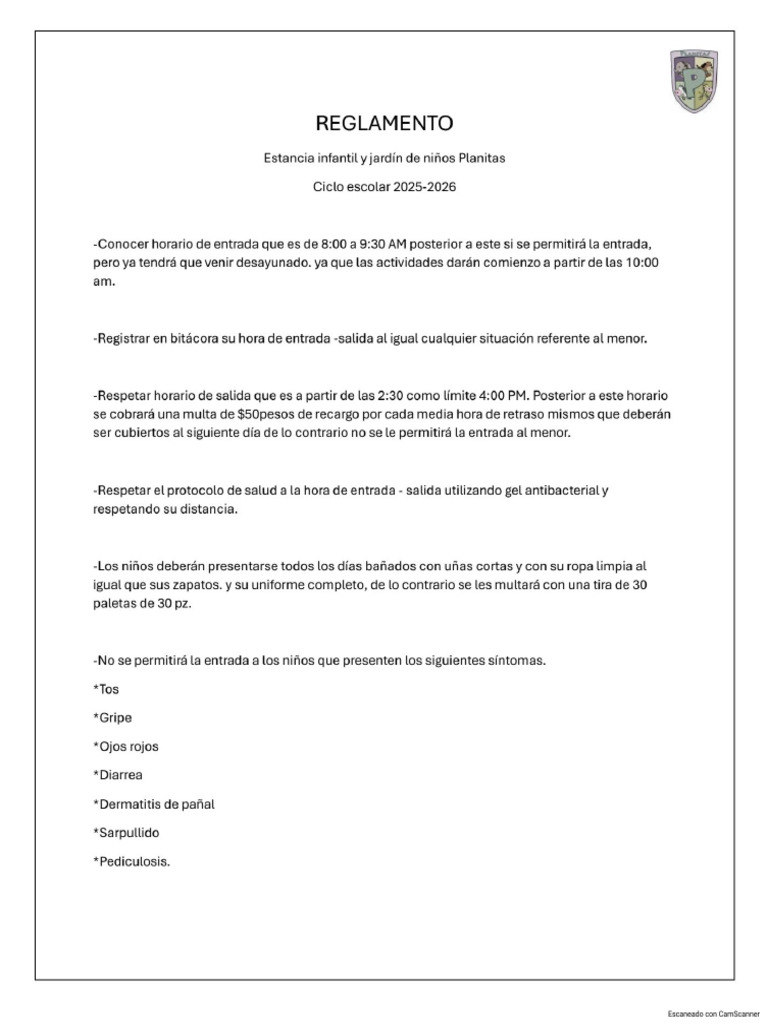 Reglamento 1 | PDF