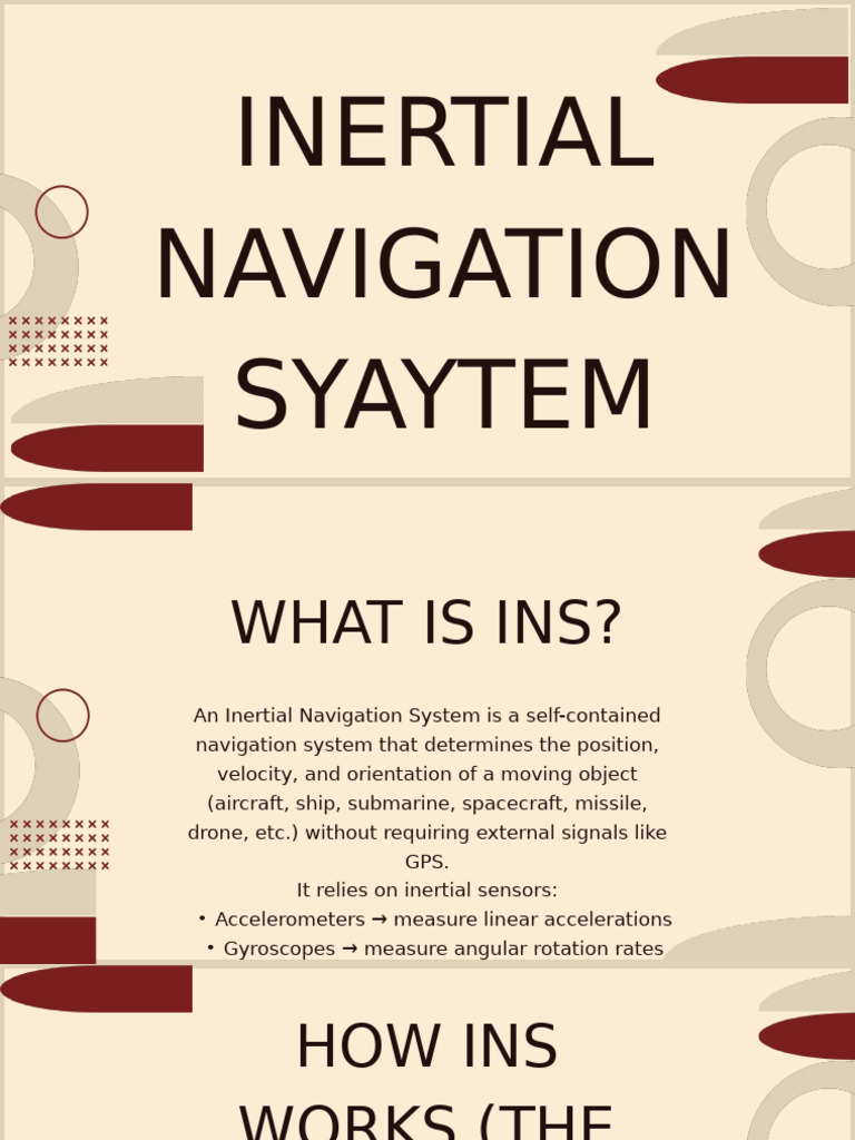 Inertial Navigation System Overview | PDF | Inertial Navigation System ...