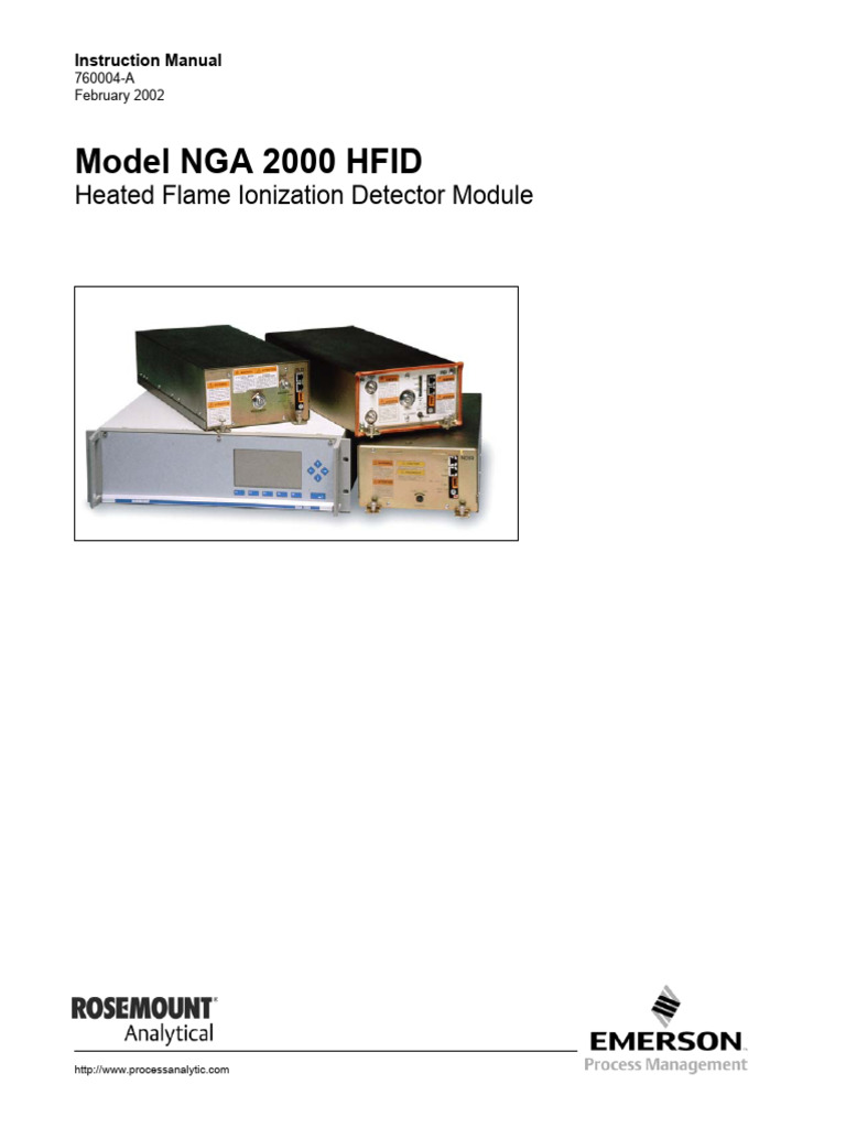 Heated Flame Ionization Detector Module Model Nga 2000 Hfid | PDF ...