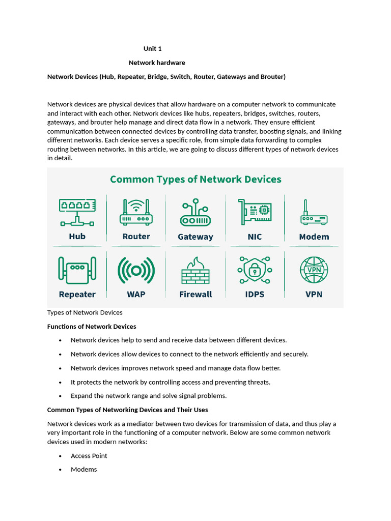 Identifying Non-Intelligent Network Devices | PDF | Network Switch ...
