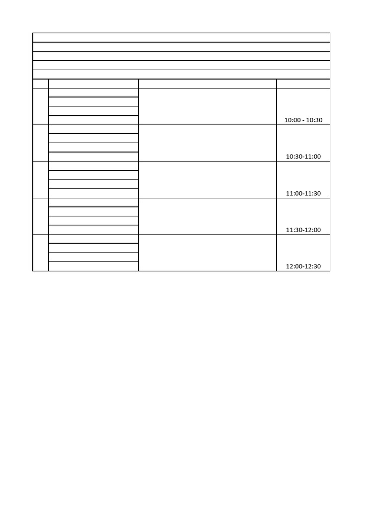Defense Schedule | PDF