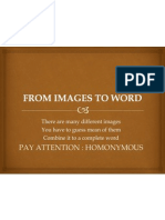 From Images to Word