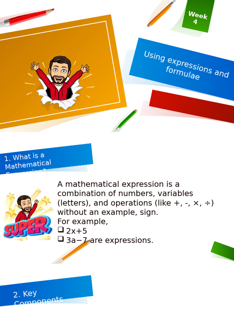 Understanding Expressions and Formulae | PDF