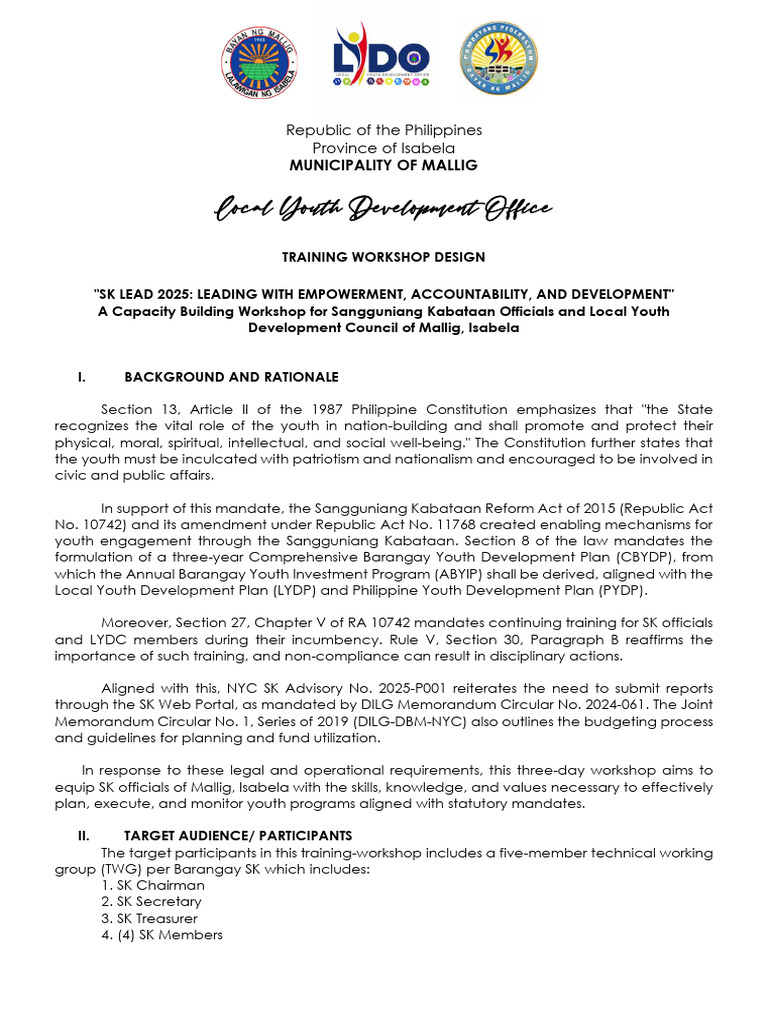 SK LEAD Activity Design | PDF