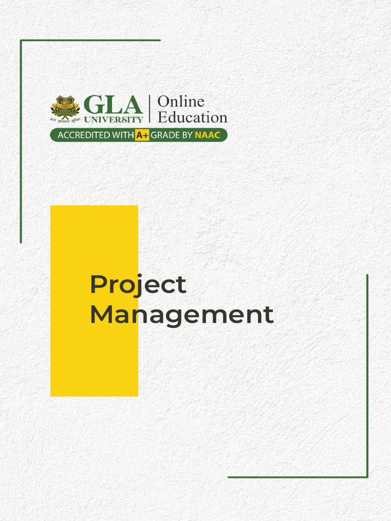 Project Management Course Overview | PDF | Project Management | Risk ...