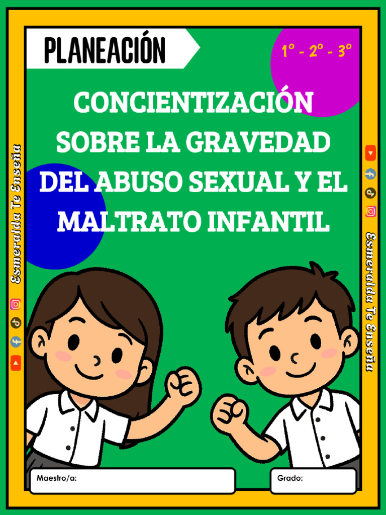 Actividades para prevenir el abuso infantil | PDF | Discriminación | Color
