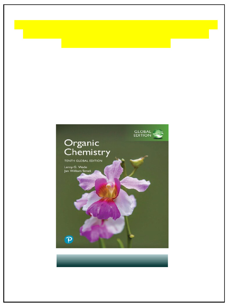 Organic Chemistry 2022 (Global TENTH Edition) LEROY. SIMEK