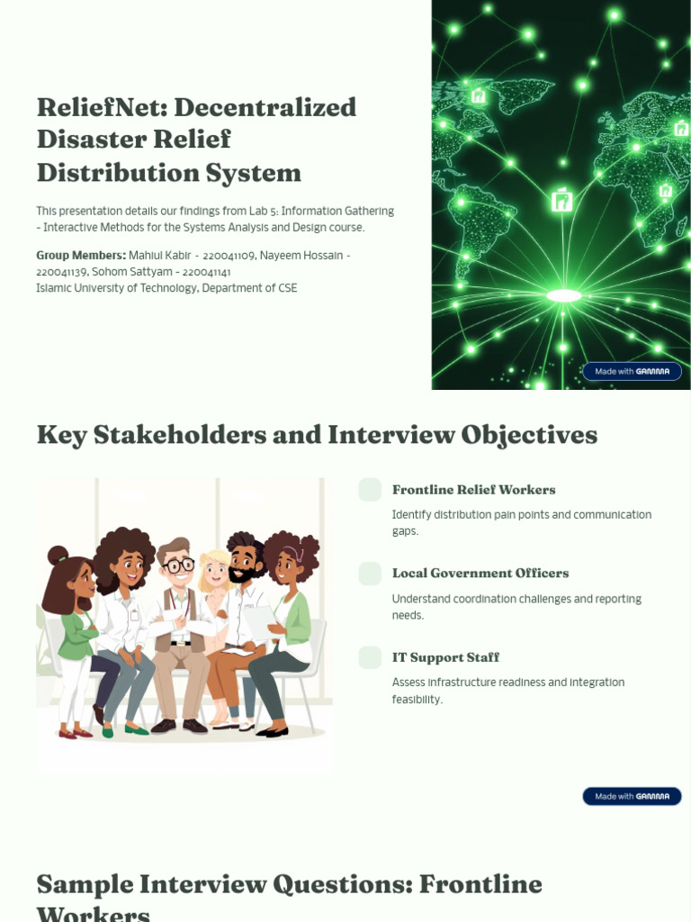 ReliefNet Decentralized Disaster Relief Distribution System | PDF