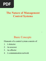 Chap 1 The Nature of Management Control Systems