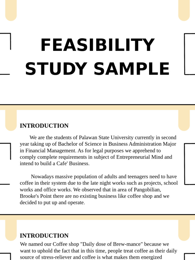 Brew-Mance Café Business Feasibility Study | PDF | Chocolate | Coffee