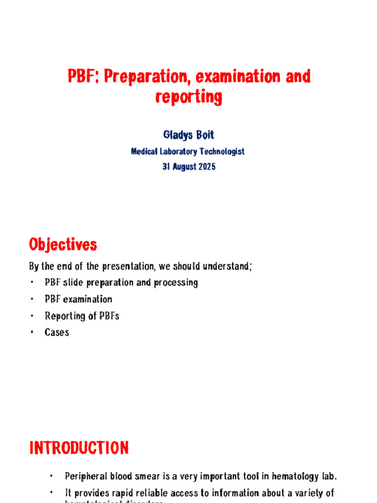 PBF Presentation by GLADYS | PDF
