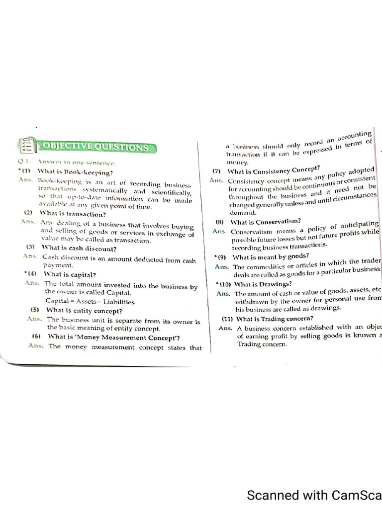 11th 1st Chapter Objectives | PDF