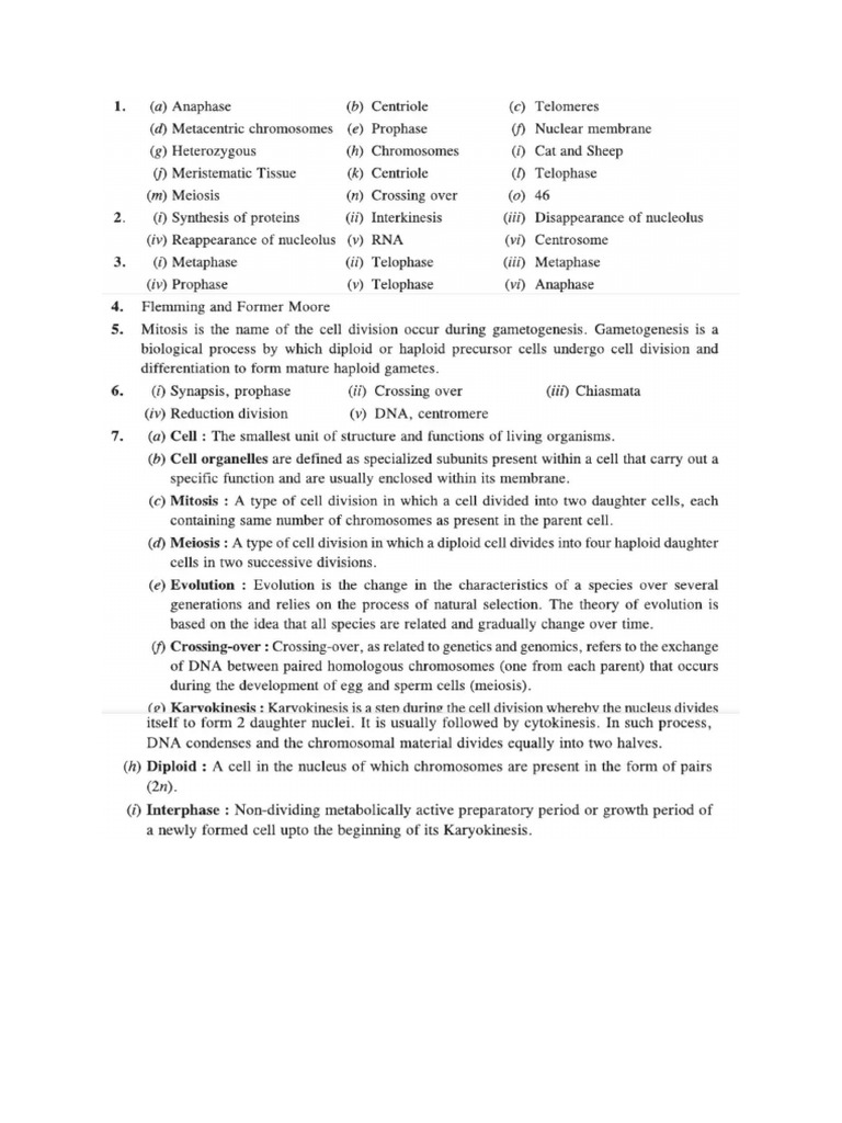 Bio CH 1 | PDF