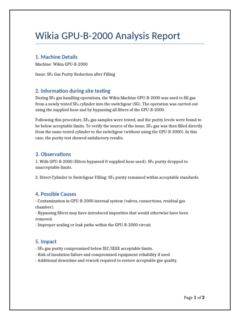 Failure Analysis Report GPU-B-2000 | PDF