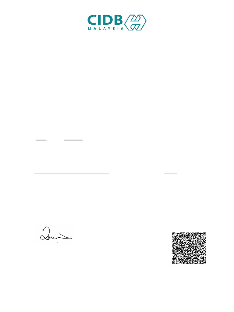 Cidb SPK | PDF