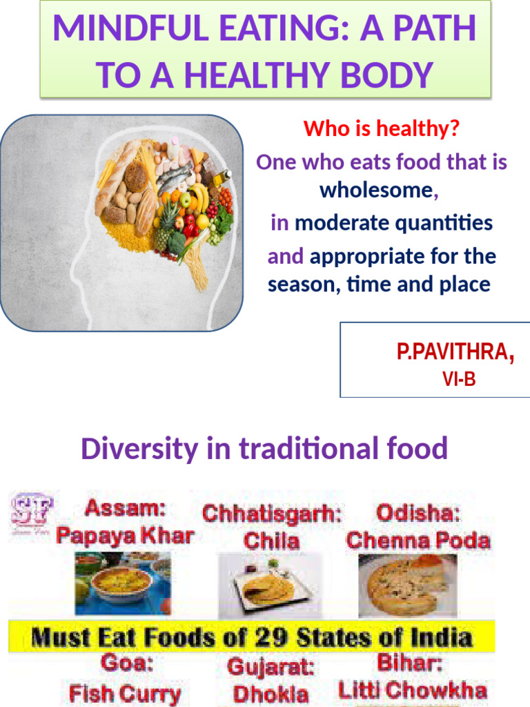 Mindful Eating for Health and Nutrition | PDF