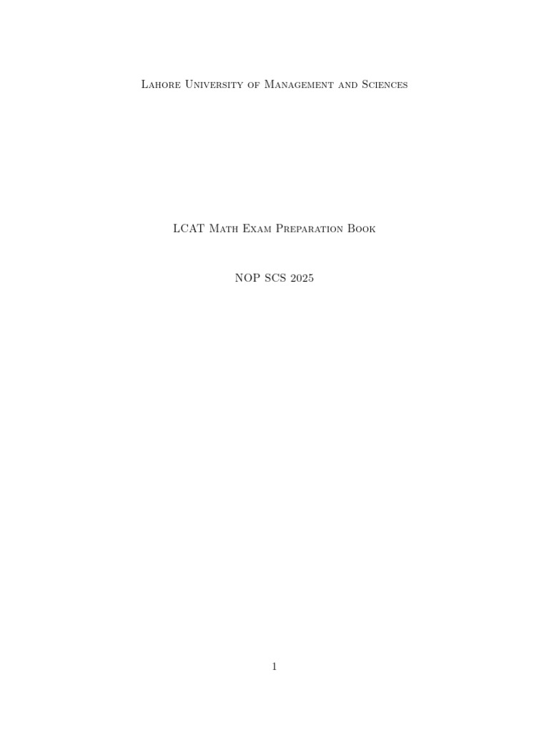LCAT Math Exam Practice Questions | PDF | Area | Circle