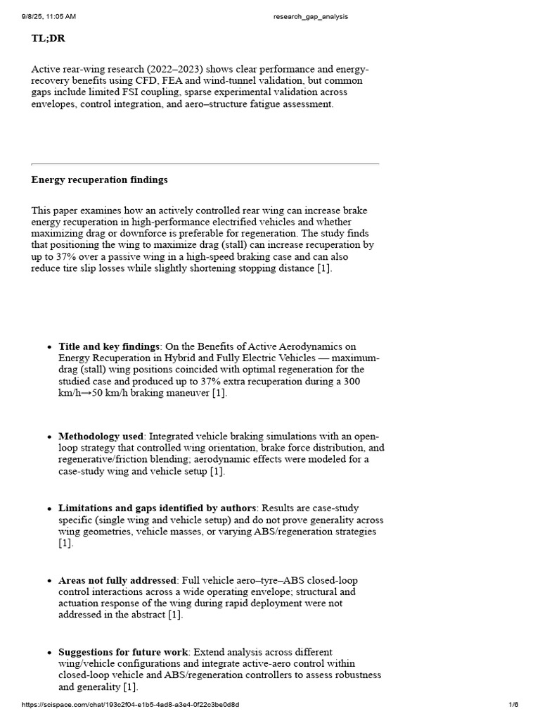 Active Rear Wing Benefits in EVs | PDF | Wind Tunnel | Computational ...