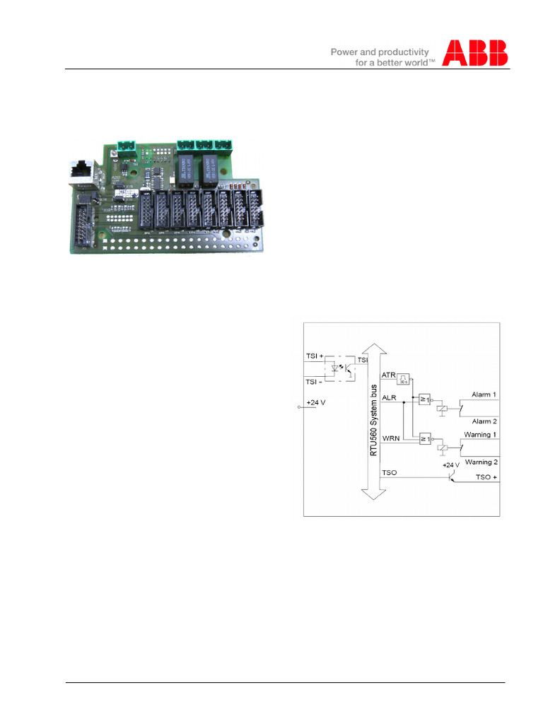 RTU560 Bus Connection Unit 560BCU05 | PDF | Electrical Connector ...