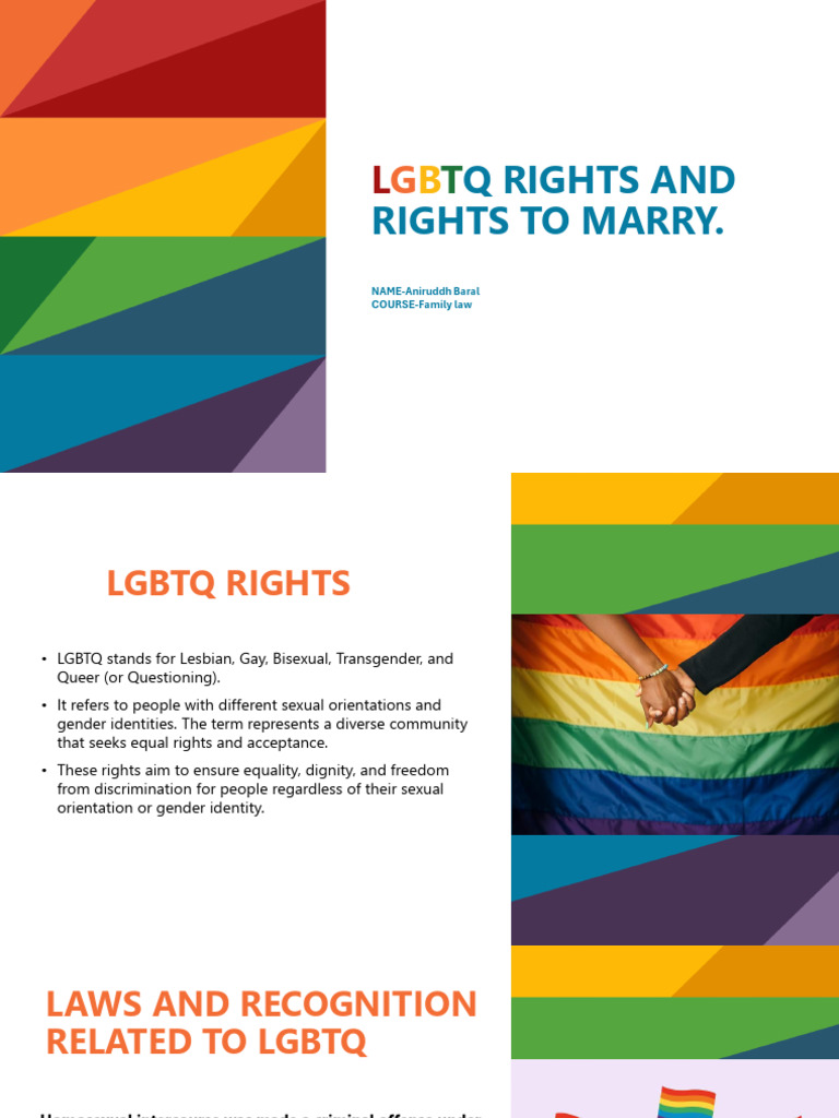 LGBTQ Rights and Marriage Equality Overview | PDF | Homosexuality ...