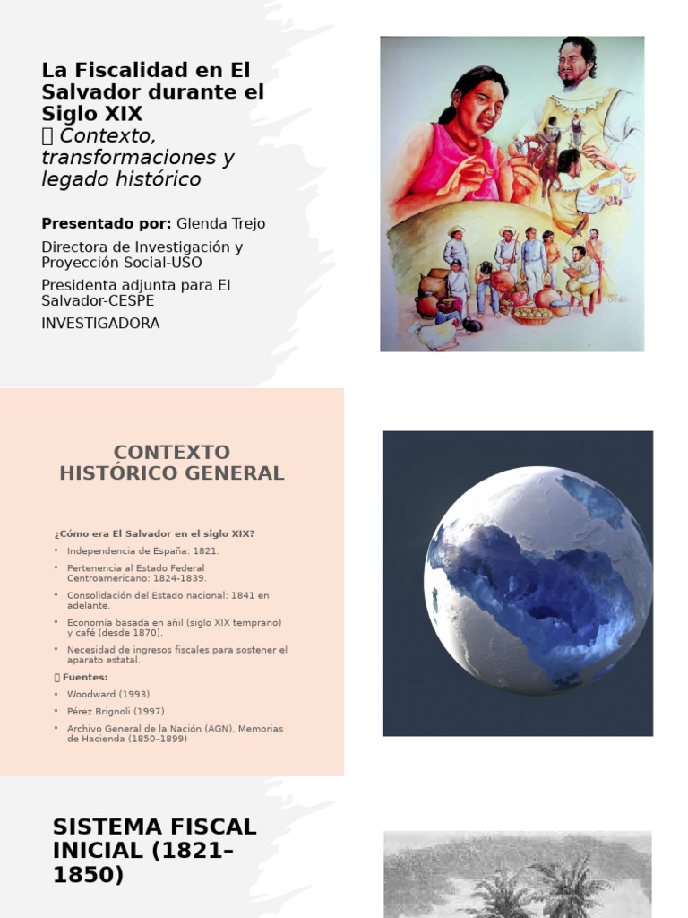 Fiscalidad en El Salvador del Siglo XIX | PDF | Impuestos | El Salvador