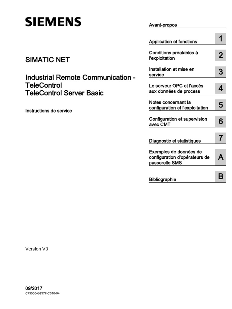 Instructions pour TeleControl Server V3 | PDF | Internet | Internet et Web