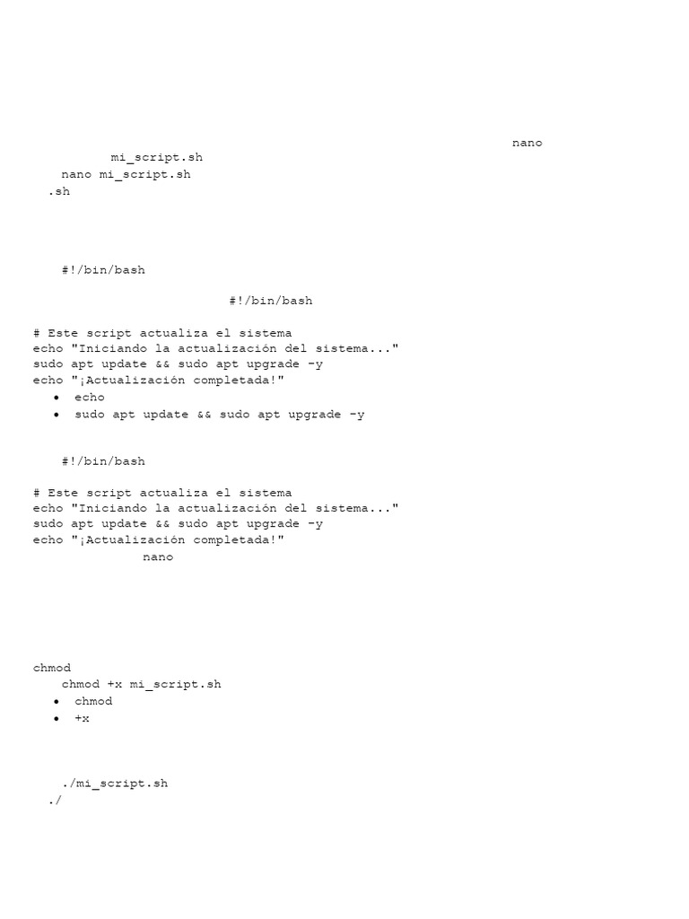 Crear Script en Kali Linux | PDF | Lenguaje de escritura | Software del ...