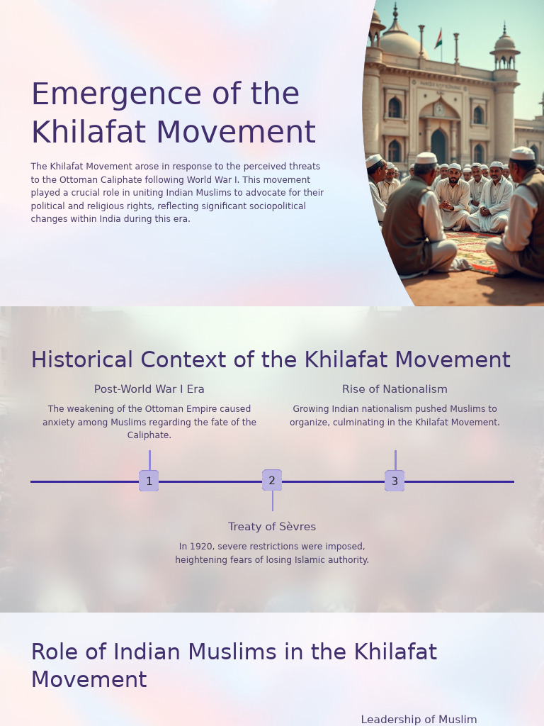 Khilafat Movement: Impact on Indian Muslims | PDF | Caliphate | Nationalism