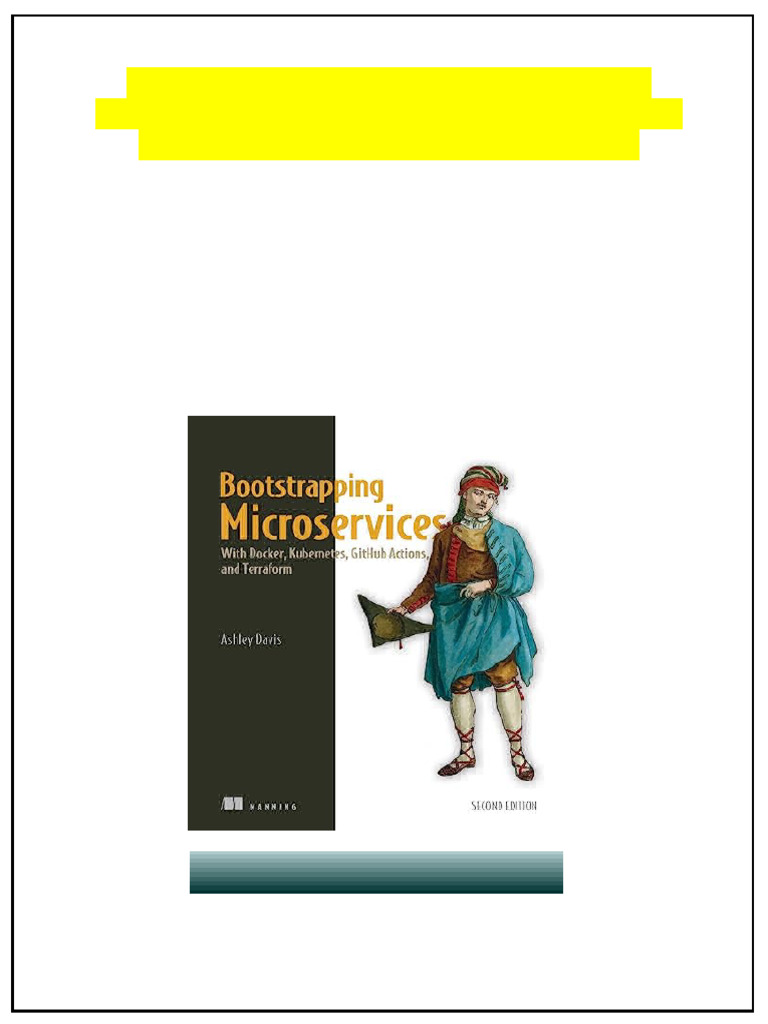 Bootstrapping Microservices: With Docker, Kubernetes, GitHub Actions ... image.