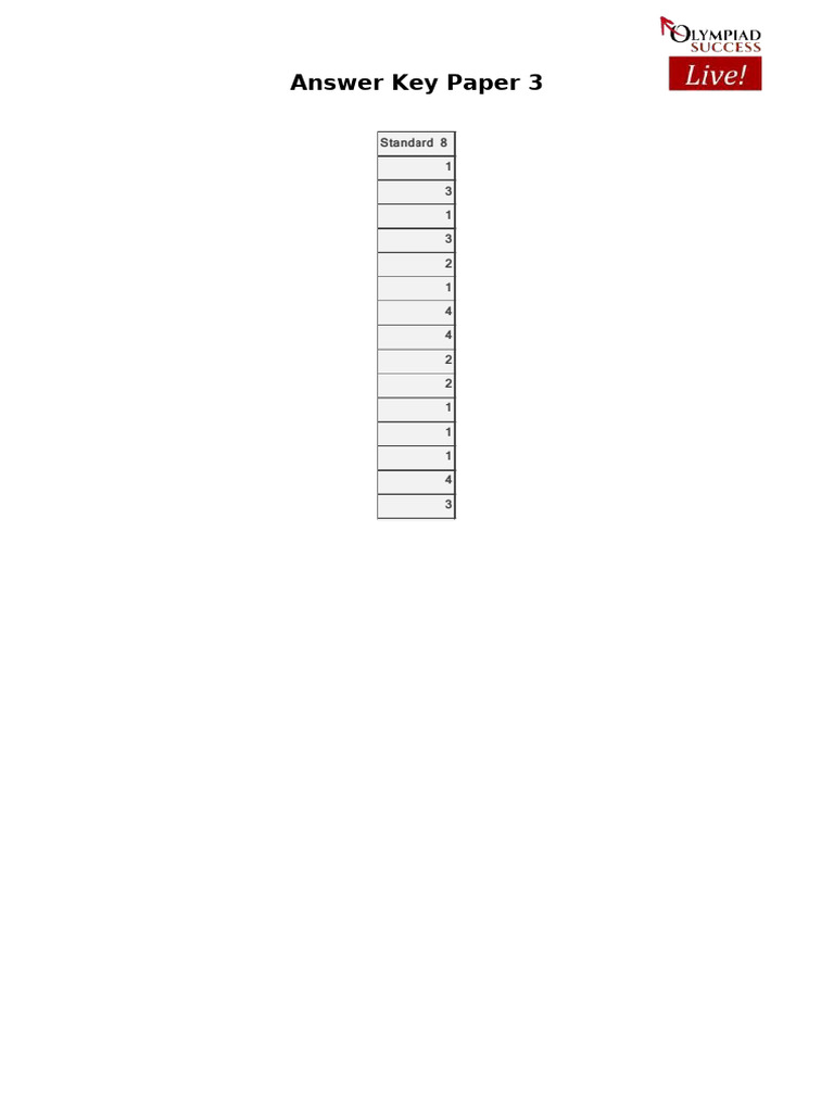 Paper 3 Answers | PDF