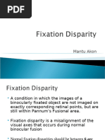 Fixation Disparity Types Explained | PDF | Vision | Face