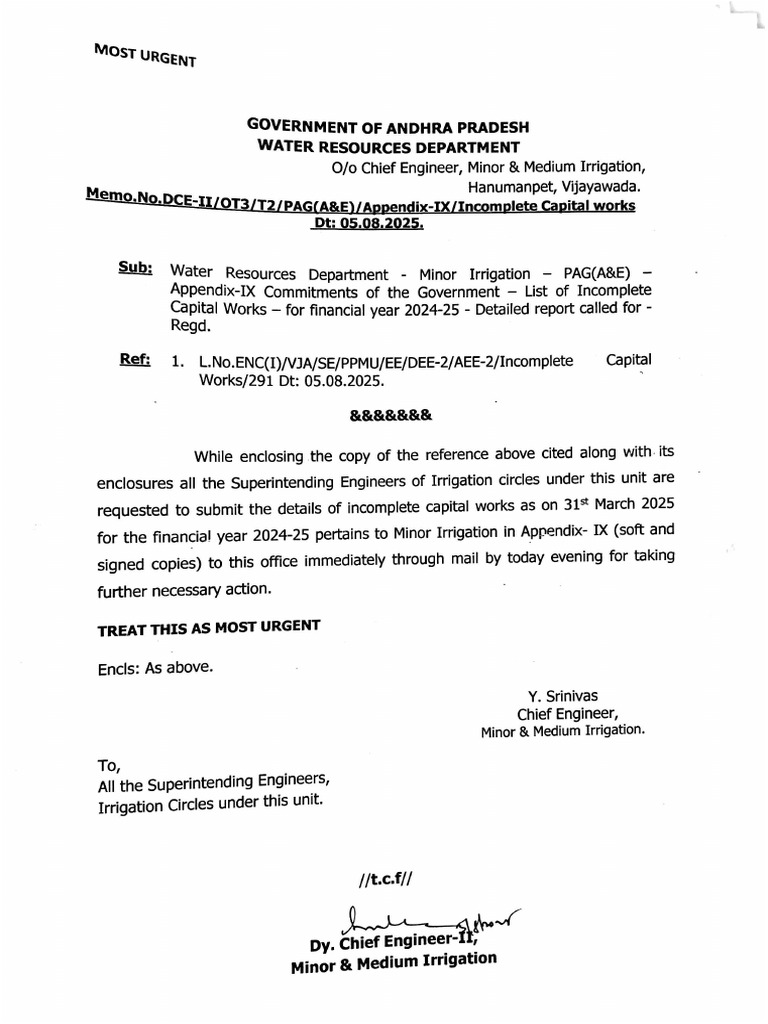 PAC-Incomplete Capital Works - 5 Aug 2025-2-11 PM | PDF