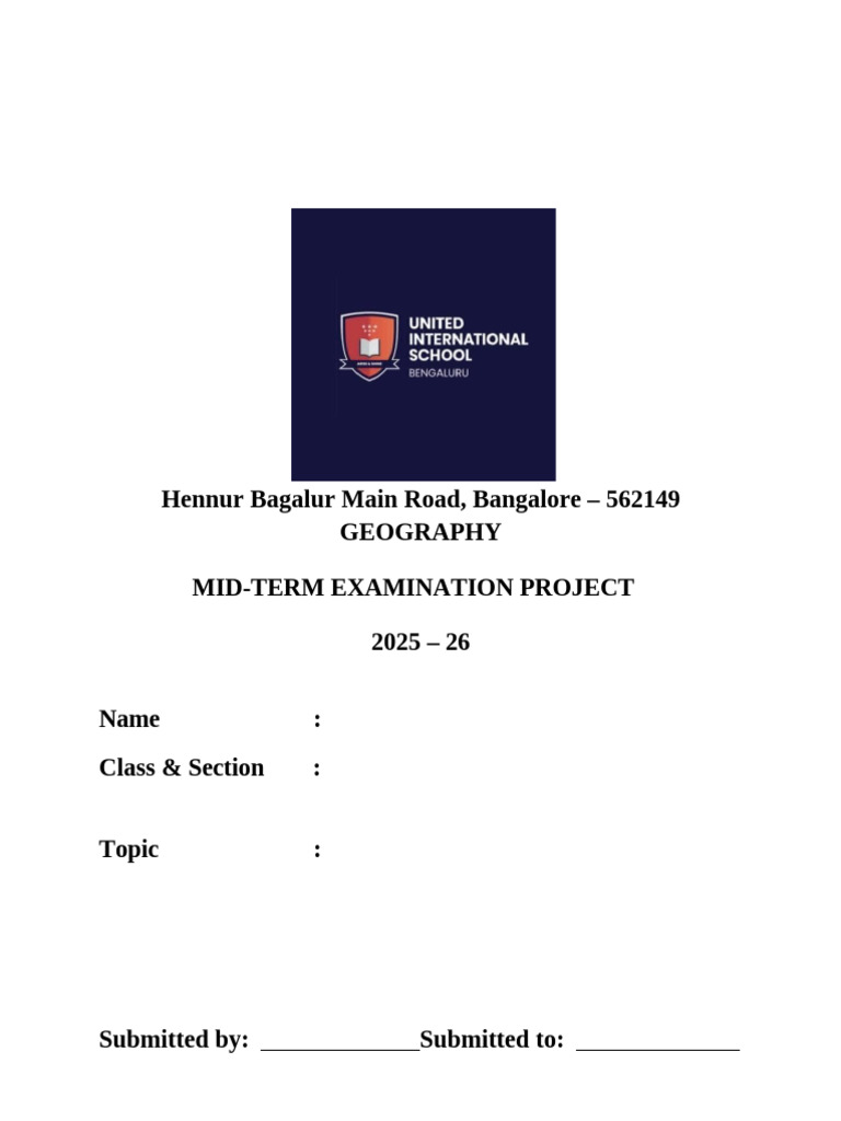 6 Geo Project 1754373315 | PDF