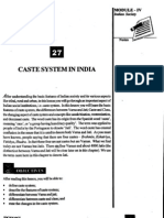 Caste System in India