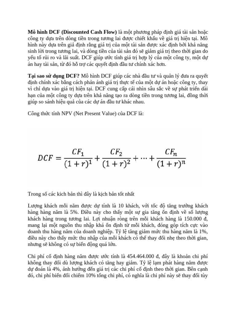 Mô Hình DCF | PDF