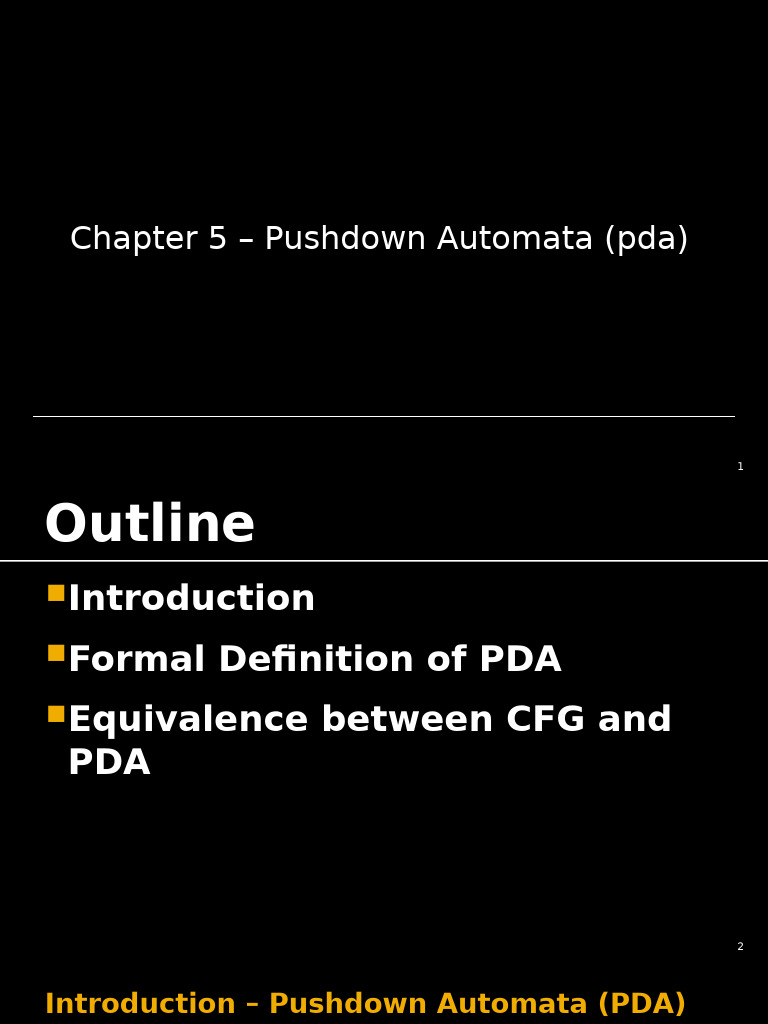 Understanding Pushdown Automata (PDA) | PDF | Automata Theory | Mathematics