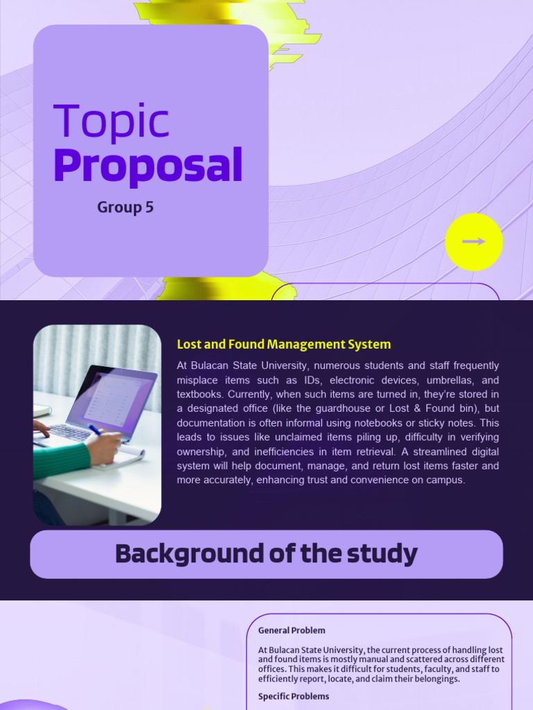 Digital Lost and Found System Proposal | PDF | Computing | Information ...