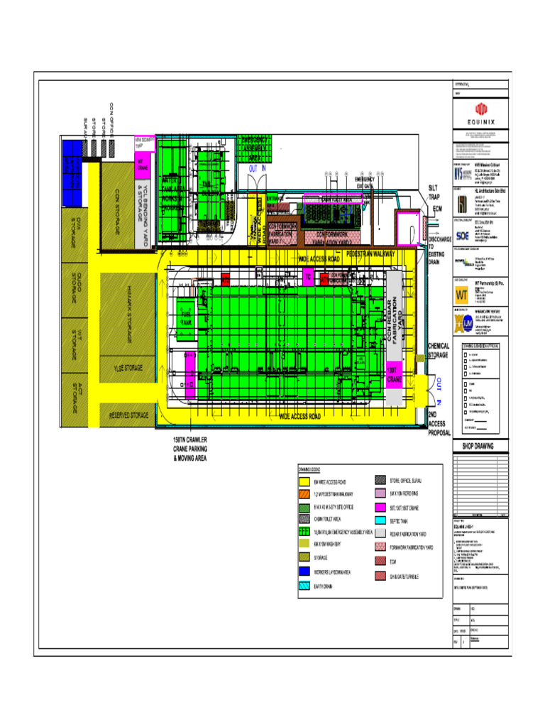 Site Logistics Plan for Data Center | PDF