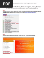 Ghid de Accesare a Cursurilor Online Microsoft Excel, Word, Power Point, Access, Outlook (en)