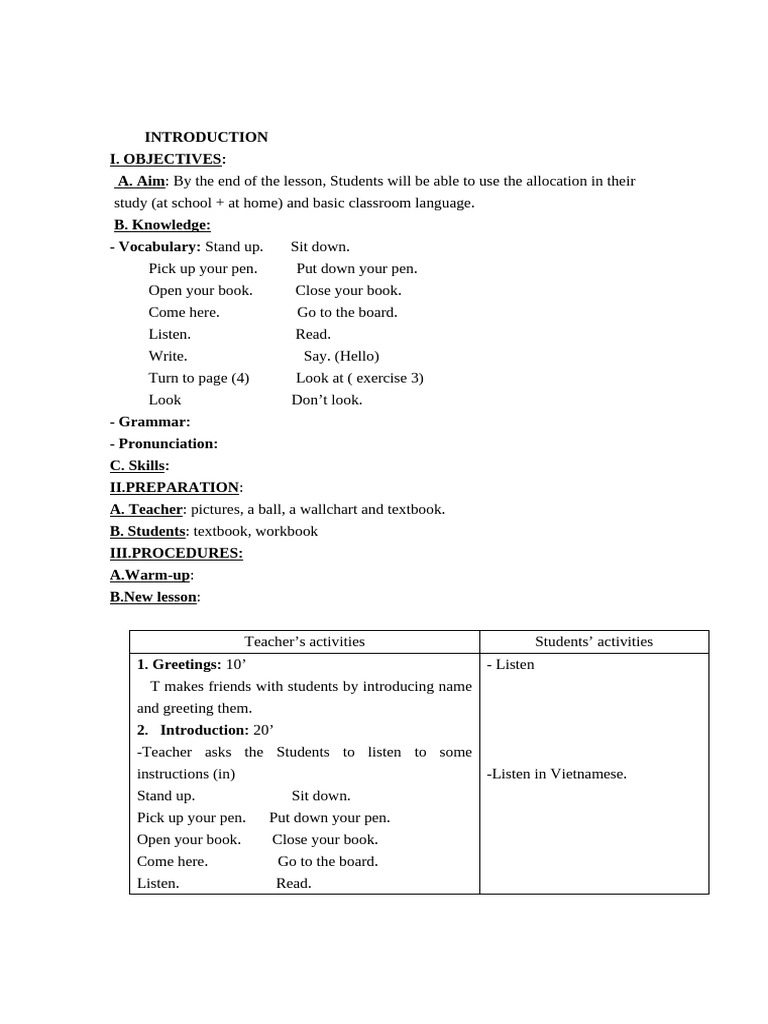 Classroom Language Learning Guide | PDF