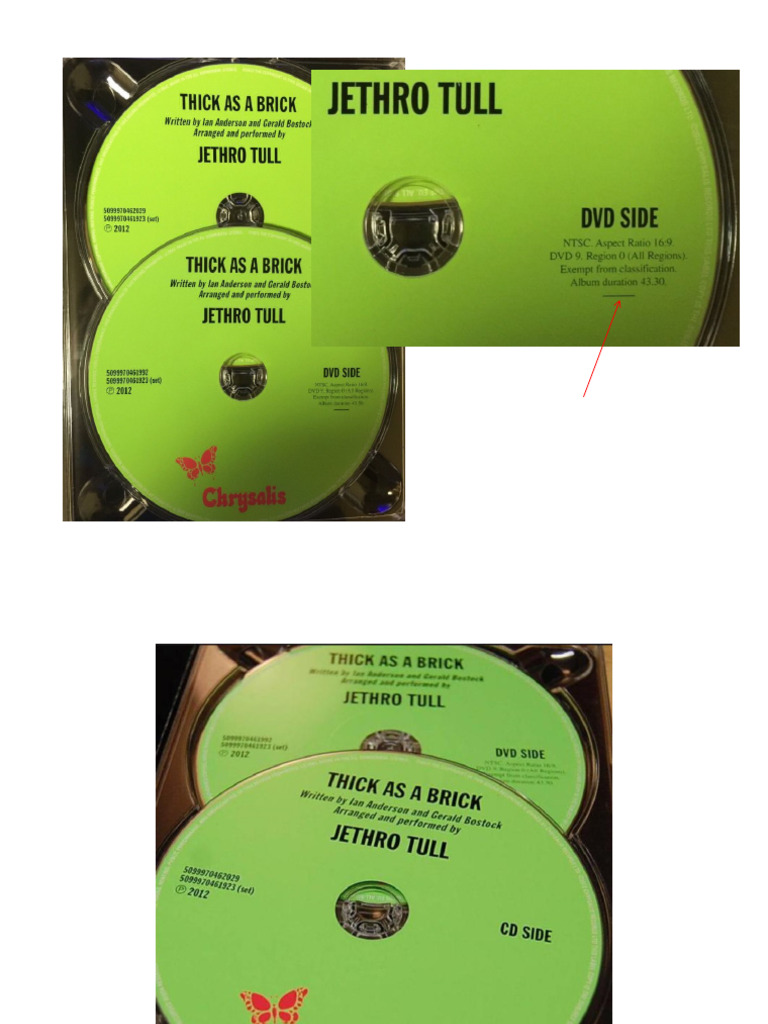 Jethro Tull Thick As A Brick 40th | PDF