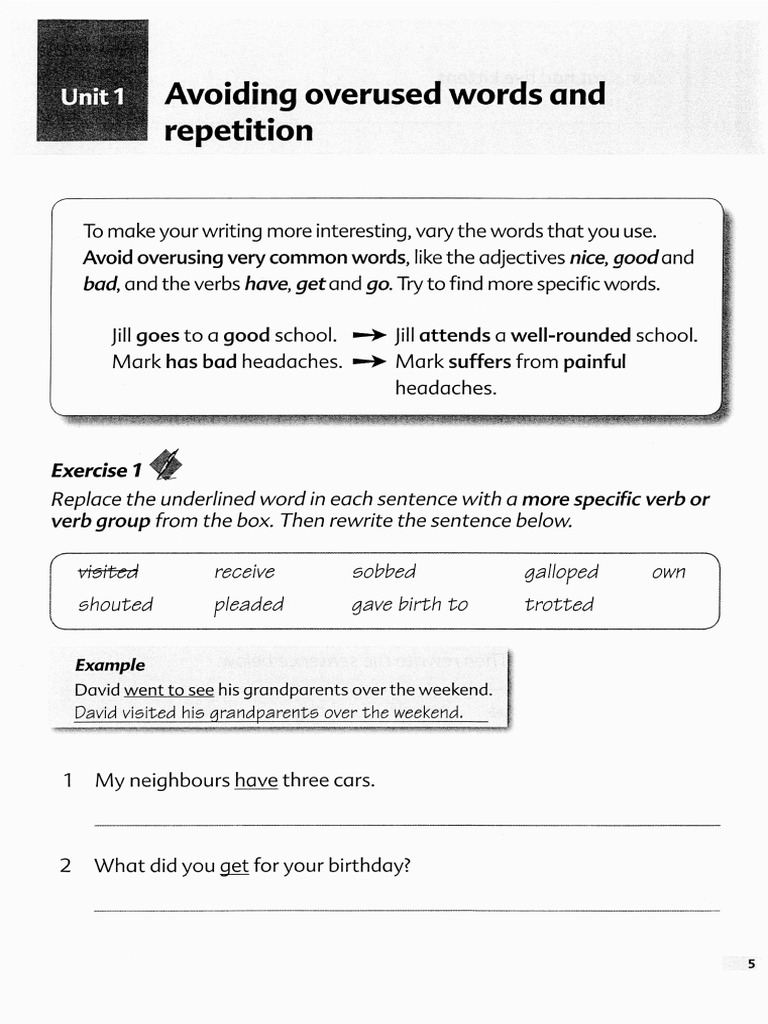 Writing Notes 4 | PDF