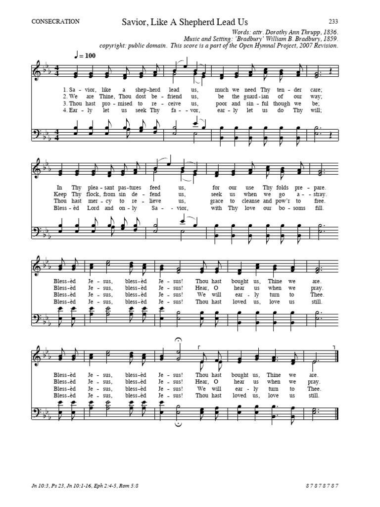 Hymn Lyrics: Savior and Assurance | PDF | Church Music | Christian Hymns