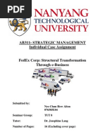 Download AB311 Individual Case Assignment - Fedex Corp by Alton Neo SN91354613 doc pdf