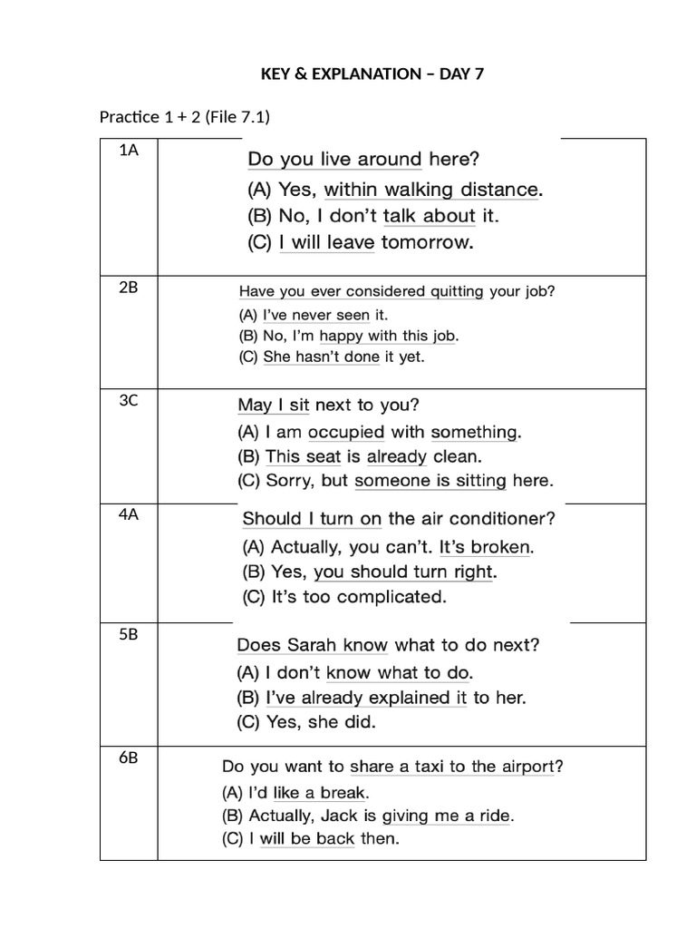 Key Day 7 | PDF