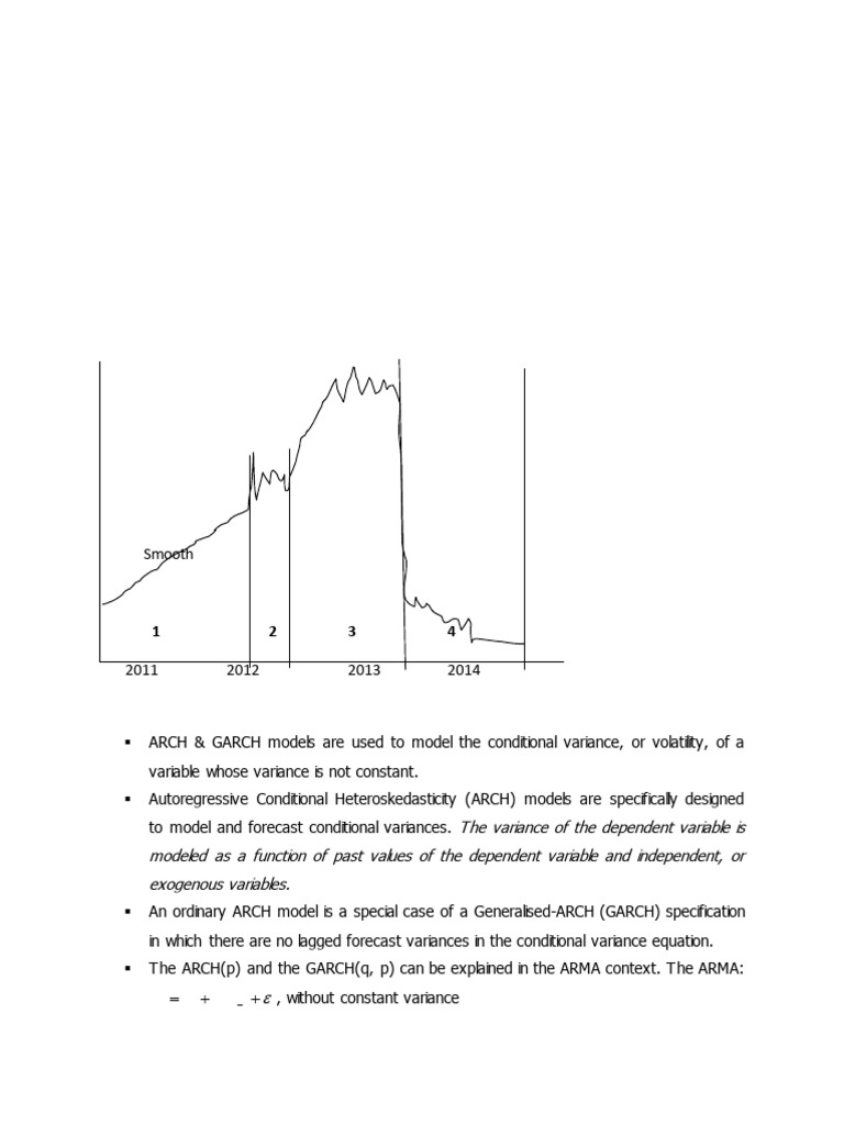 ARCH and GARCH Volatility Models | PDF | Vector Autoregression ...