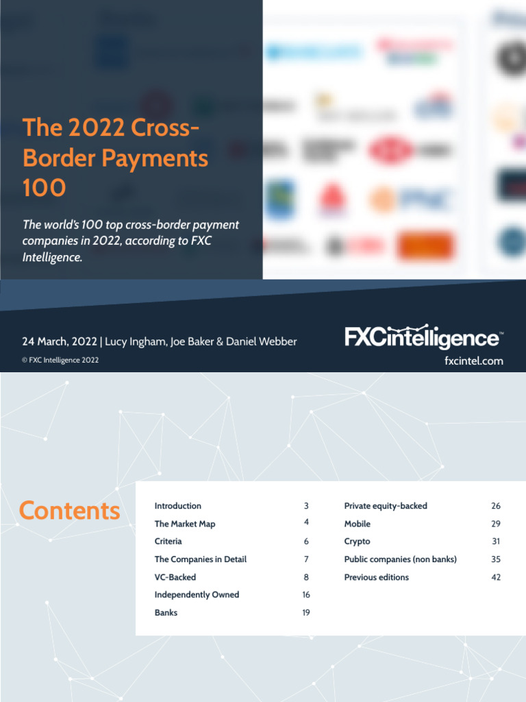 2022 Cross-Border Payments Top 100 | PDF | Finance & Money Management ...