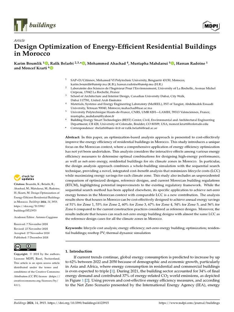 Buildings 14 03915 | PDF | Efficient Energy Use | International Energy ...