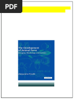 Minelli (2003) The Development of Animal Form PDF | PDF